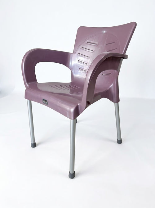 4Star Relaxo Premium Plastic Armchair with Strong Metal Legs | Indoor & Outdoor Chair